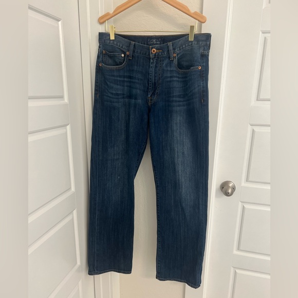 Lucky Brand Men’s 181 Relaxed Straight Jean, Size W 32 L 32 - Picture 5 of 9